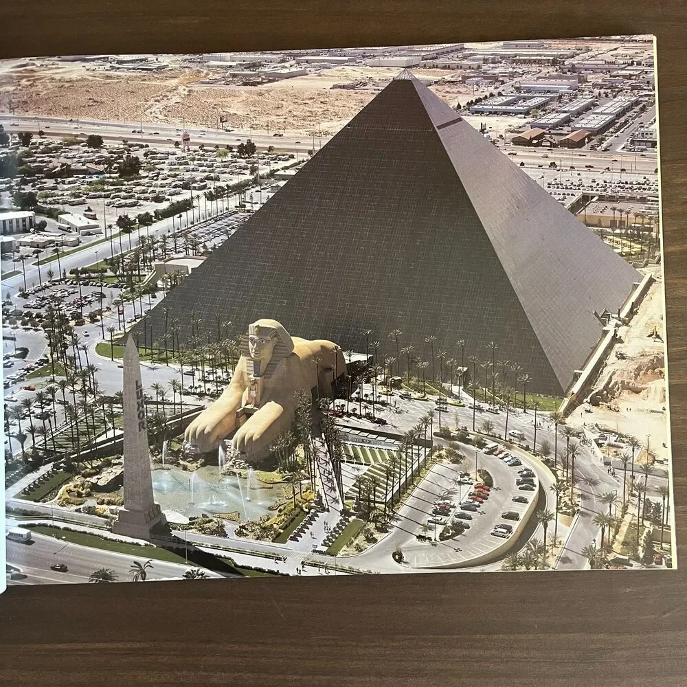 Vintage 90s Above Las Vegas: Its Canyons and Mountains
